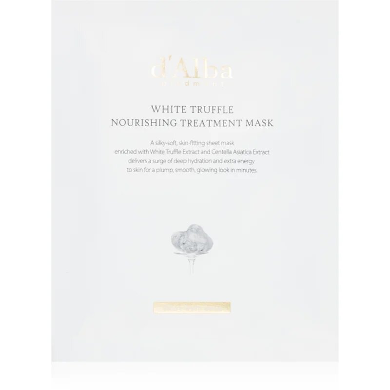 d'Alba White Truffle Nourishing Treatment Mask intenzíven hidratáló maszk nyugtató hatással 5x25 ml