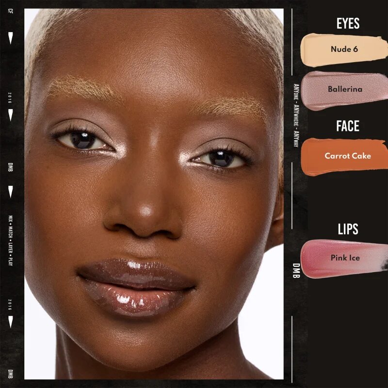 Danessa Myricks Beauty Colorfix Creams multifunkcionális smink a szemre az ajkakra és az arcra árnyalat Ballerina 10 ml