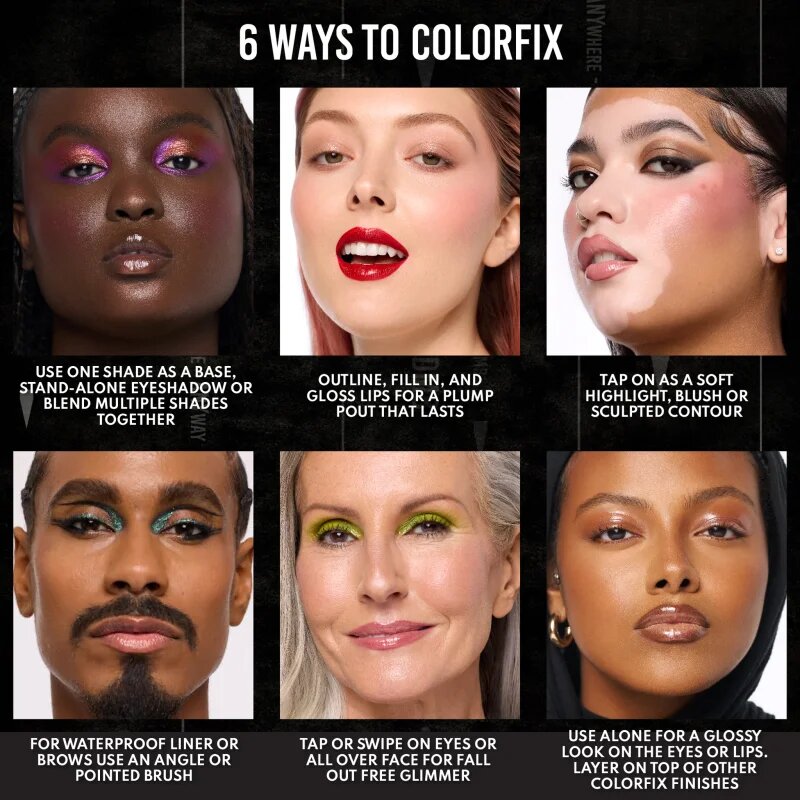 Danessa Myricks Beauty Colorfix Liquid Metals multifunkcionális smink a szemre az ajkakra és az arcra árnyalat Platinum 10 ml
