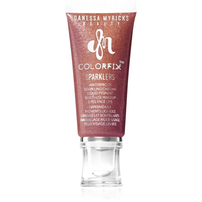 Danessa Myricks Beauty Colorfix Sparklers multifunkcionális smink a szemre az ajkakra és az arcra árnyalat Flare 10 ml