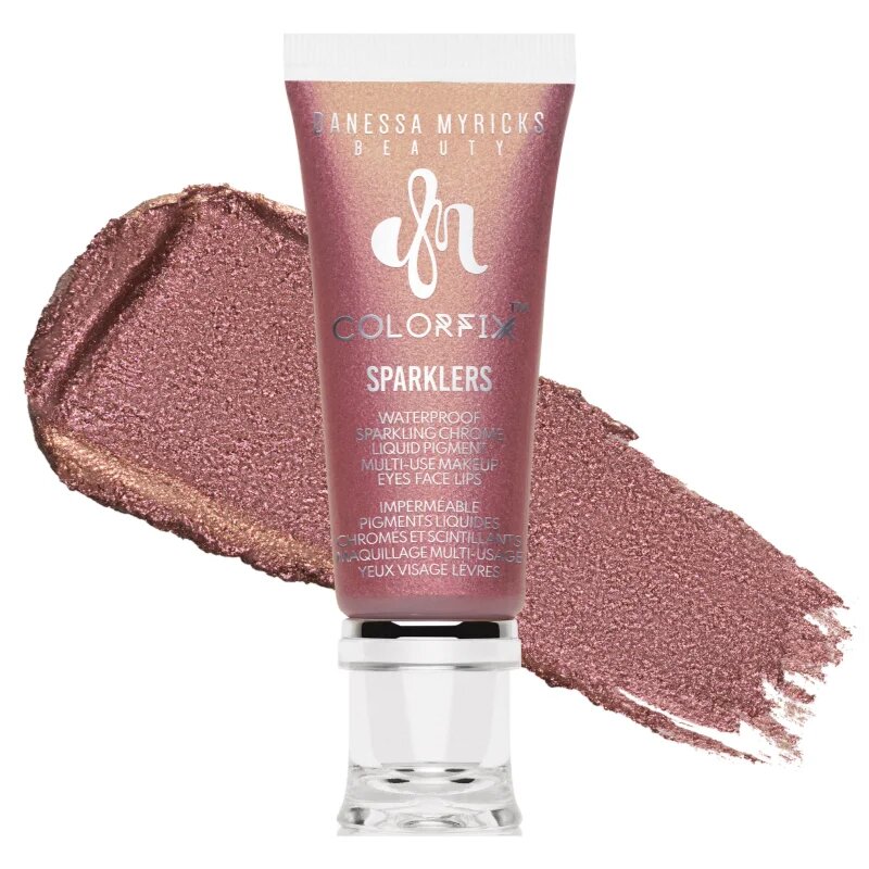 Danessa Myricks Beauty Colorfix Sparklers multifunkcionális smink a szemre az ajkakra és az arcra árnyalat Flare 10 ml