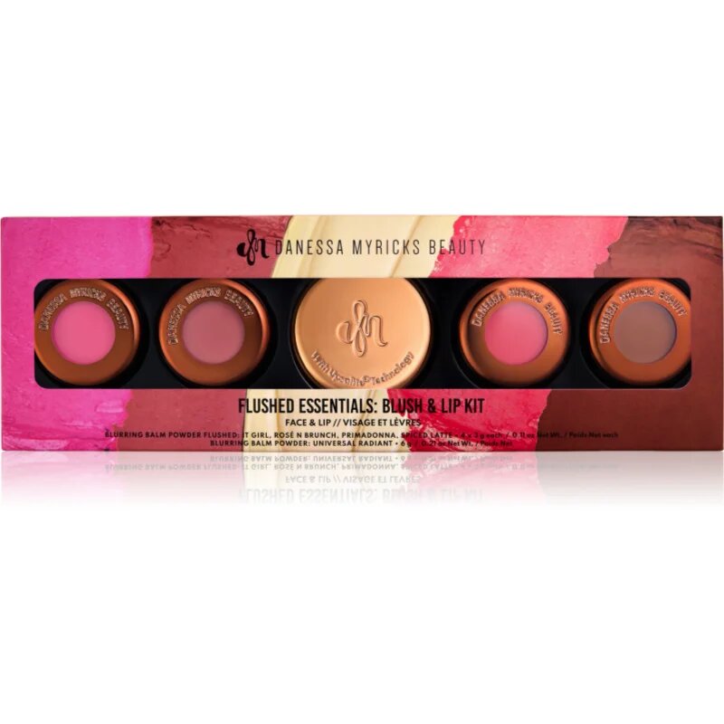 Danessa Myricks Beauty Flushed Essentials dekoratív kozmetika szett