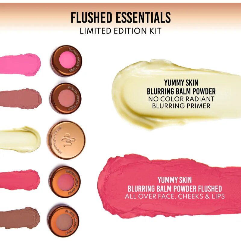 Danessa Myricks Beauty Flushed Essentials dekoratív kozmetika szett