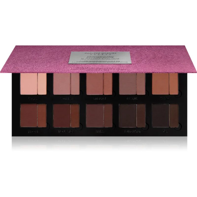 Danessa Myricks Beauty Groundwork multifunkciós arc paletta az arcra árnyalat Blooming Romance 26 g