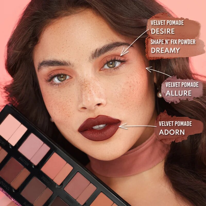 Danessa Myricks Beauty Groundwork multifunkciós arc paletta az arcra árnyalat Blooming Romance 26 g