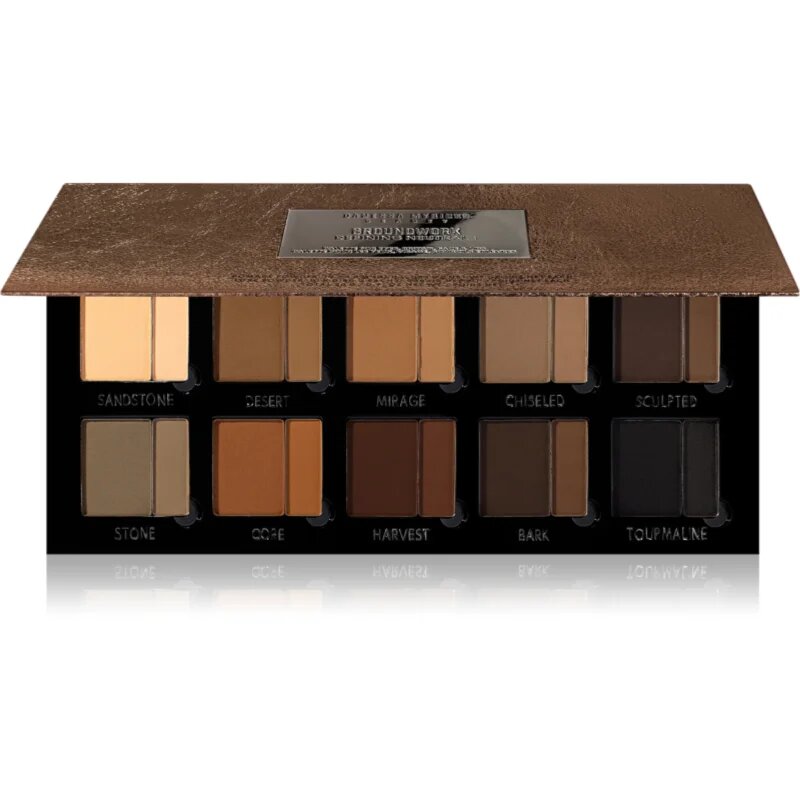 Danessa Myricks Beauty Groundwork multifunkciós arc paletta az arcra árnyalat Defining Neutrals 26 g