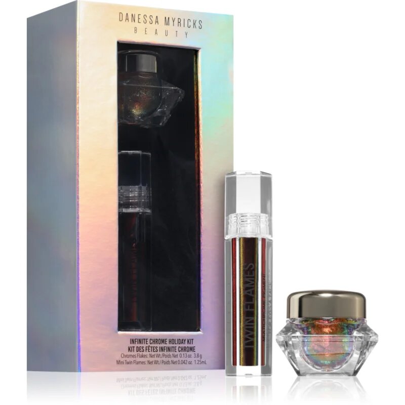 Danessa Myricks Beauty Infinite Chrome Holiday Kit dekoratív kozmetika szett az arcra és a szemekre