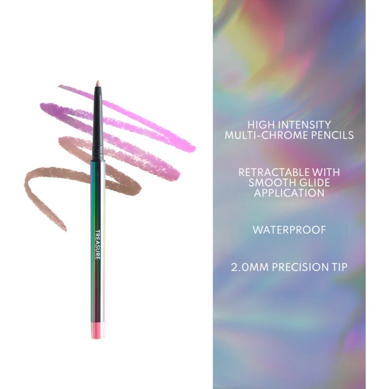 Danessa Myricks Beauty Infinite Chrome Micropencil vízálló szemceruza árnyalat Jade 0.15 g