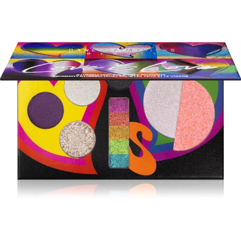 Danessa Myricks Beauty Love Is Love multifunkciós arc paletta az arcra 20.4 g
