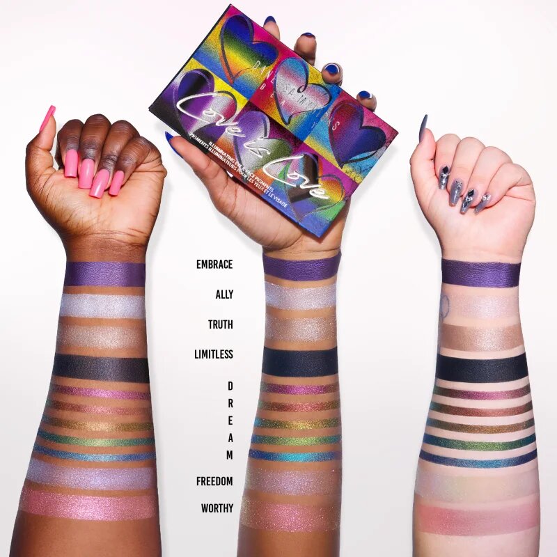 Danessa Myricks Beauty Love Is Love multifunkciós arc paletta az arcra 20.4 g