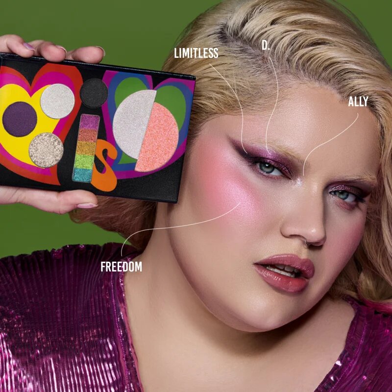 Danessa Myricks Beauty Love Is Love multifunkciós arc paletta az arcra 20.4 g