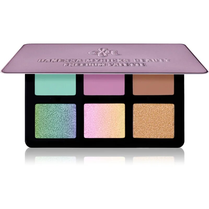 Danessa Myricks Beauty Pastel Dream Mini Freedom Palette multifunkciós arc paletta az arcra 6x1.2 g