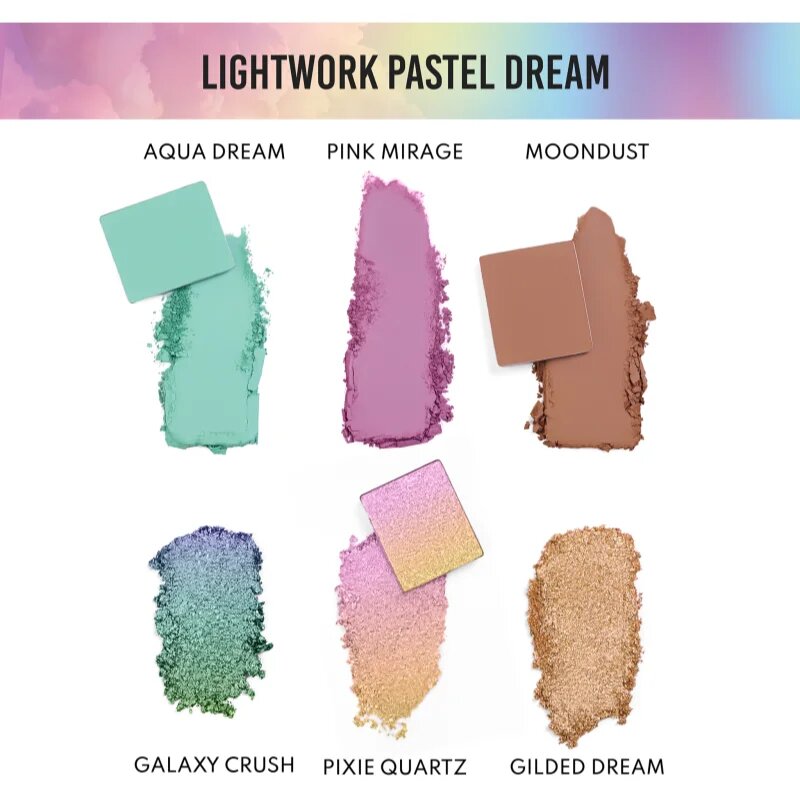 Danessa Myricks Beauty Pastel Dream Mini Freedom Palette multifunkciós arc paletta az arcra 6x1.2 g