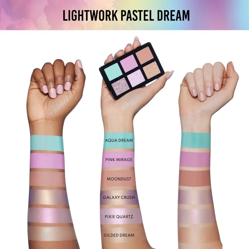 Danessa Myricks Beauty Pastel Dream Mini Freedom Palette multifunkciós arc paletta az arcra 6x1.2 g