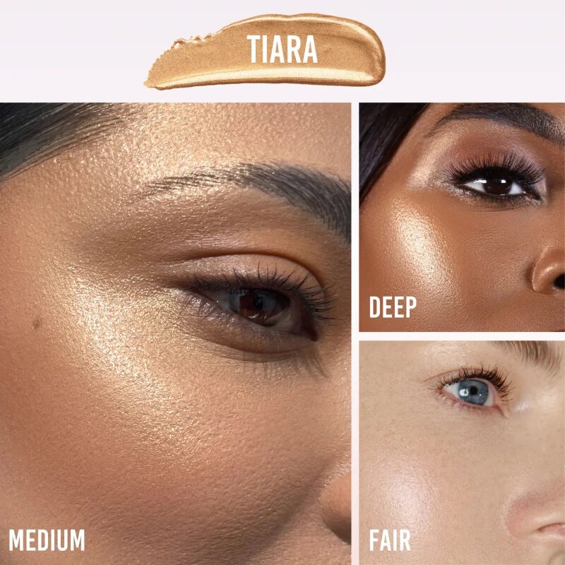 Danessa Myricks Beauty Vision Flush Glow folyékony bőrélénkítő árnyalat Tiara 6 ml