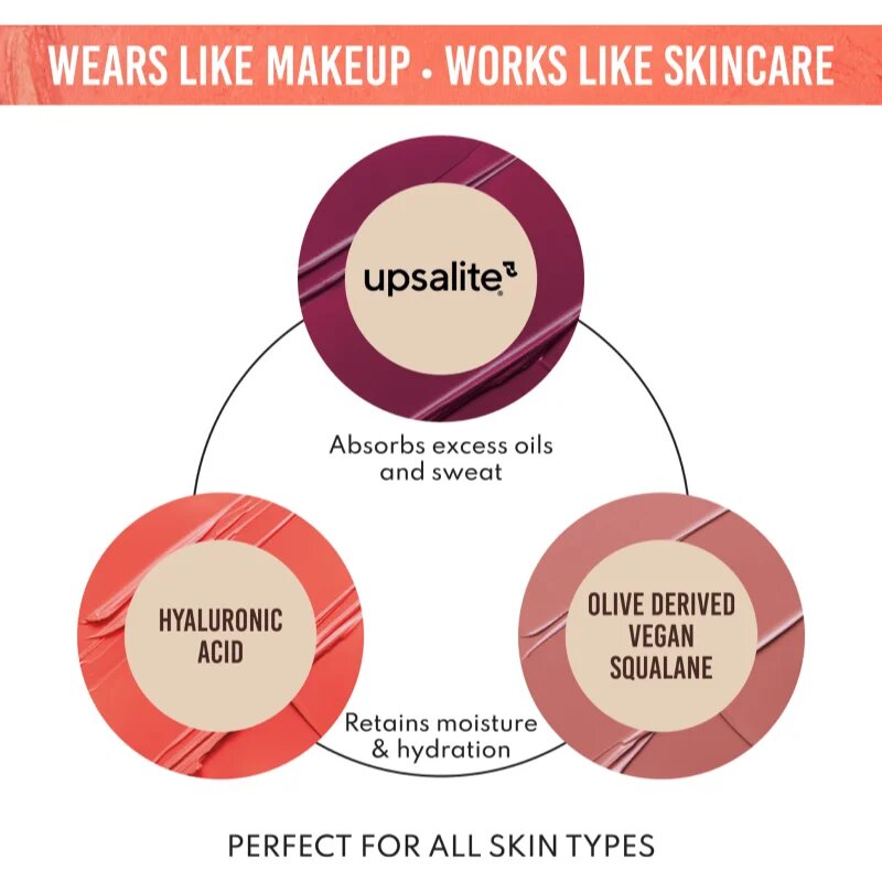 Danessa Myricks Beauty Yummy Skin Blurring Balm Powder Flushed tonizáló balzsam ajakra és arcra árnyalat Primadonna 6 g