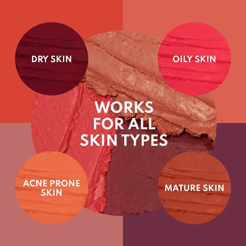 Danessa Myricks Beauty Yummy Skin Blurring Balm Powder Flushed tonizáló balzsam ajakra és arcra árnyalat Primadonna 6 g