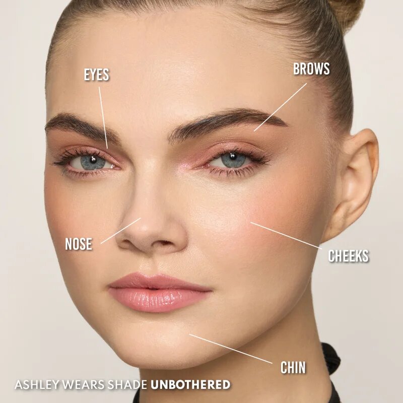 Danessa Myricks Beauty Yummy Skin Blurring Balm Powder Lowlighter krémes élénkítő készítmény árnyalat Unbothered 6 g