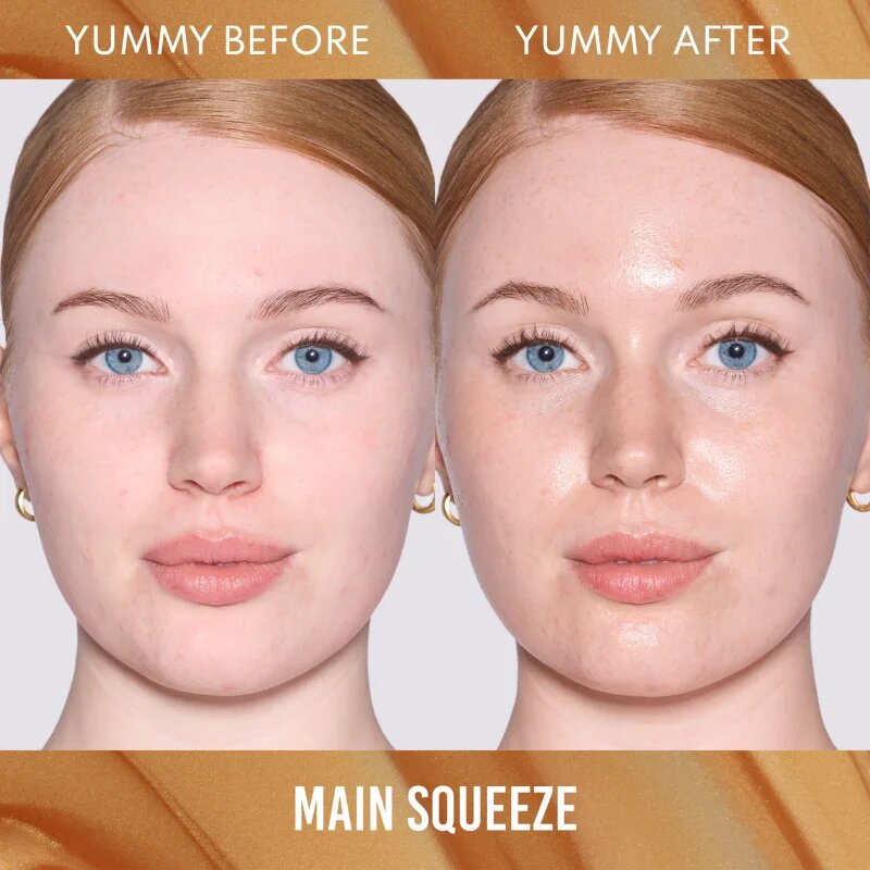 Danessa Myricks Beauty Yummy Skin Glow Serum élénkítő sminkalap a make - up alá árnyalat Main Squeeze 32.5 ml