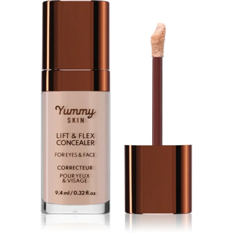 Danessa Myricks Beauty Yummy Skin Lift & Flex Concealer folyékony korrektor matt hatással árnyalat 2 - Fair With Neutral Undertones 8.4 ml
