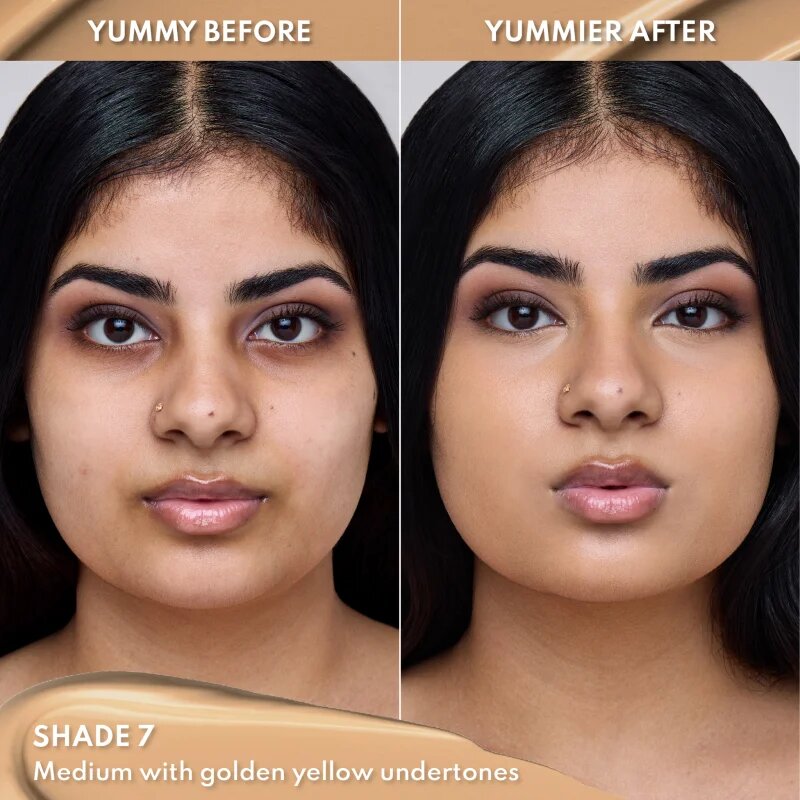 Danessa Myricks Beauty Yummy Skin Lift & Flex Concealer folyékony korrektor matt hatással árnyalat 7 - Medium With Golden Yellow Undertones 8.4 ml