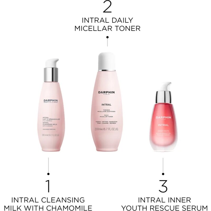 Darphin Intral Cleansing Milk sminklemosó tej az érzékeny arcbőrre 200 ml