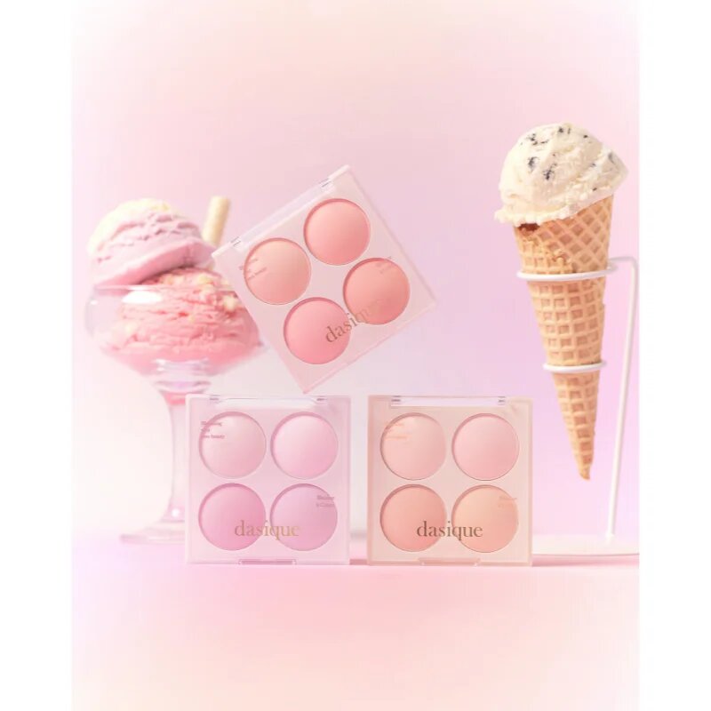 Dasique Blending Mood Cheek arcpirosító paletta az egészséges hatásért árnyalat 08 Blueberry Sorbet 10 g
