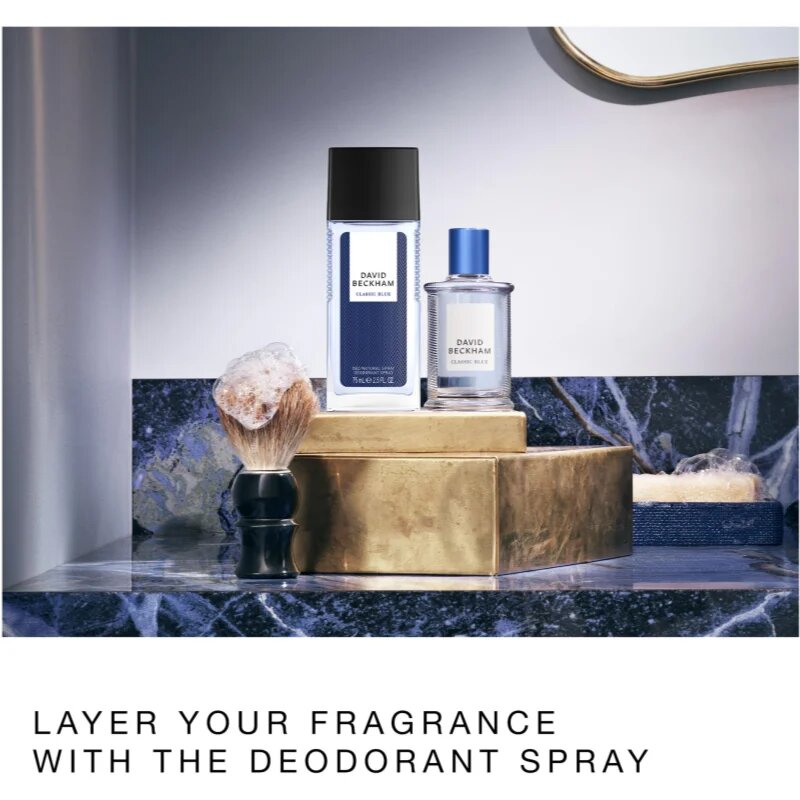 David Beckham Classic Blue Deo szórófejjel uraknak 75 ml