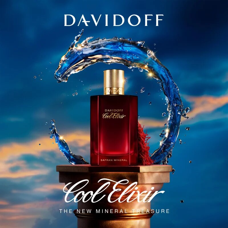 Davidoff Cool Elixir Safran Mineral parfüm intense uraknak 100 ml