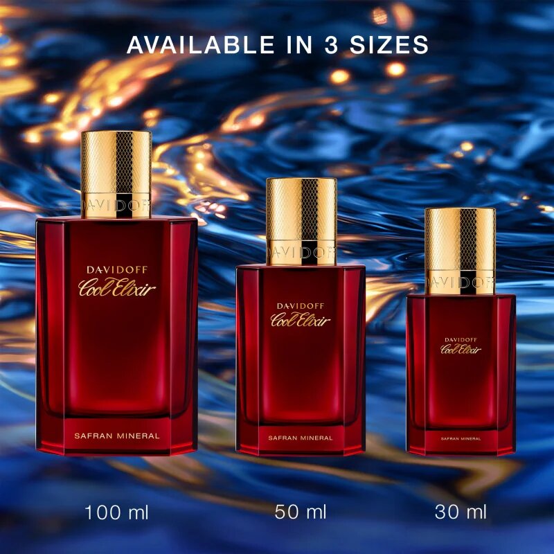 Davidoff Cool Elixir Safran Mineral parfüm intense uraknak 100 ml