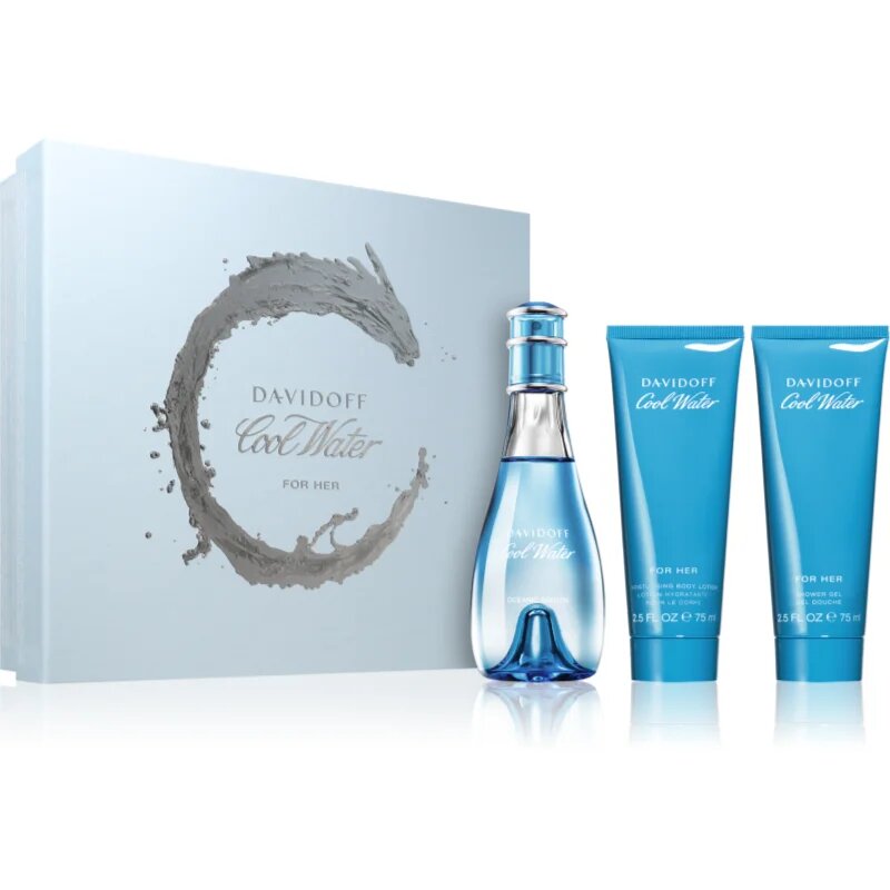 Davidoff Cool Water For Her ajándékszett hölgyeknek