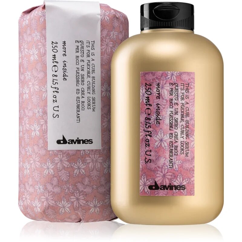 Davines More Inside Curl Building Serum szérum a hullámos hajra a rugalmas hullámokért 250 ml