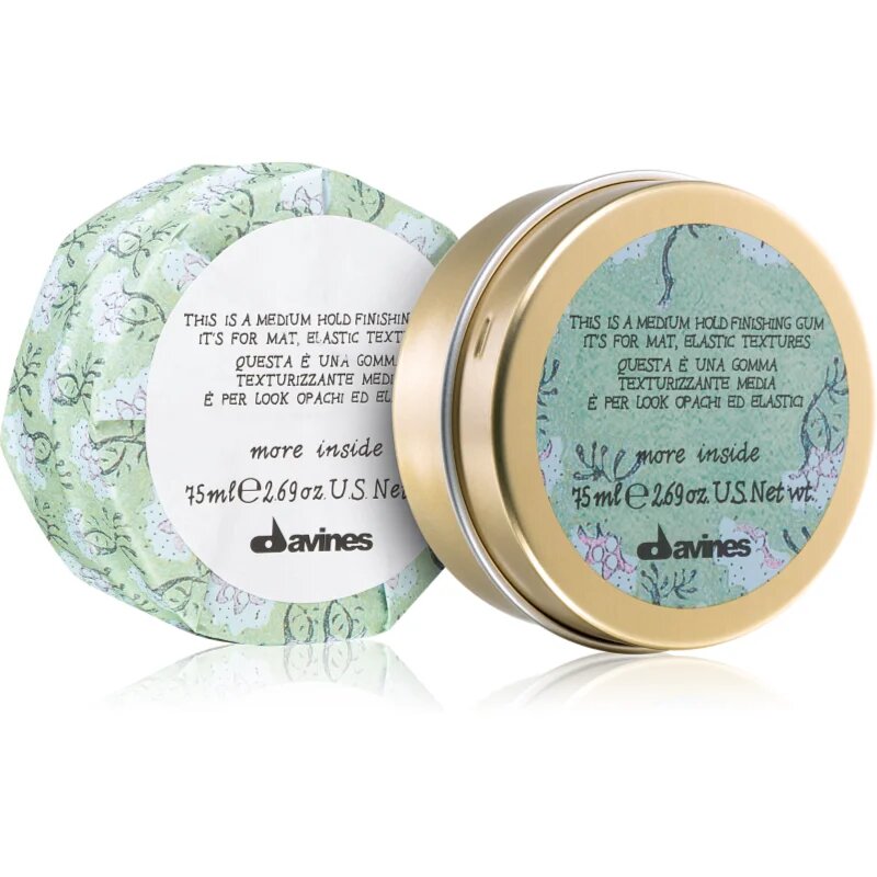 Davines More Inside Medium Hold Finishing Gum hajformázó zselé matt hatásért 75 ml