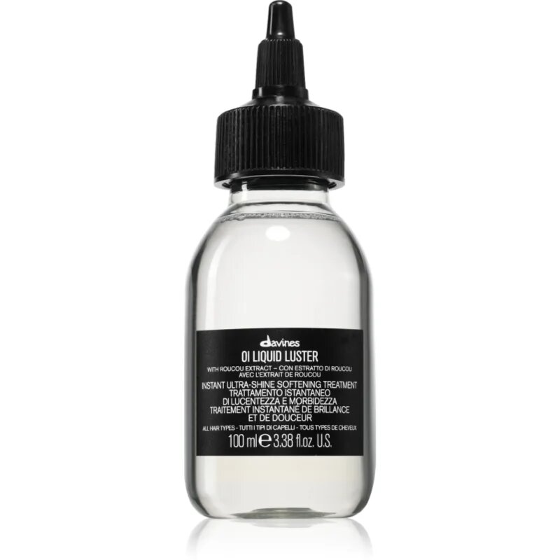 Davines Oi Liquid öblítést nem igénylő kúra az egészséges fényű hajért minden hajtípusra 100 ml