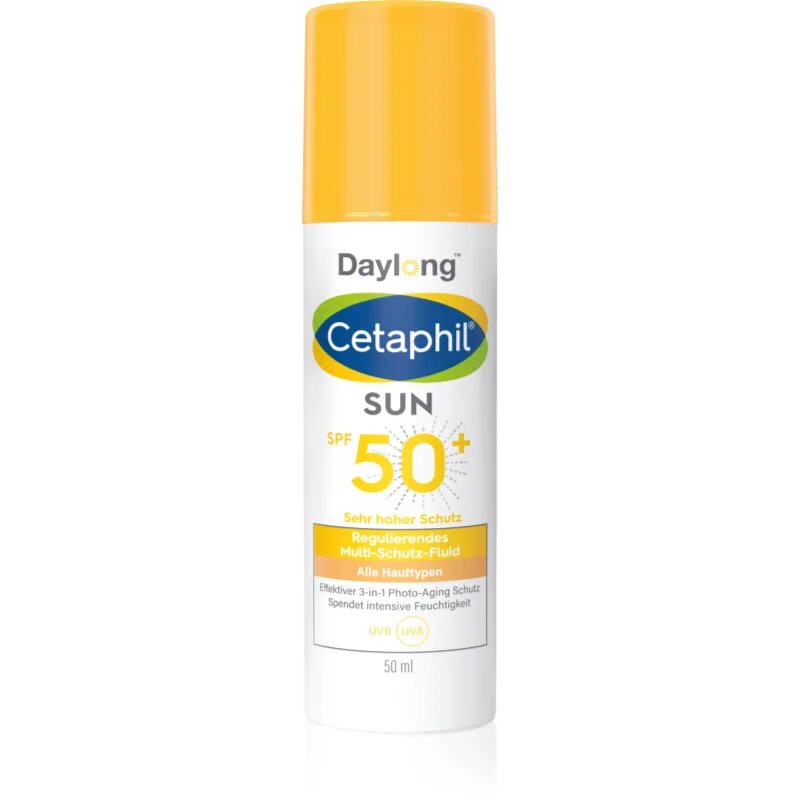 Daylong Cetaphil SUN Multi-Protection Fluid védő és mattító fluid arcra SPF 50+ 50 ml