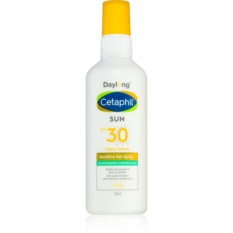 Daylong Cetaphil SUN Sensitive Gel-Spray napozó spray az érzékeny bőrre SPF 30 150 ml