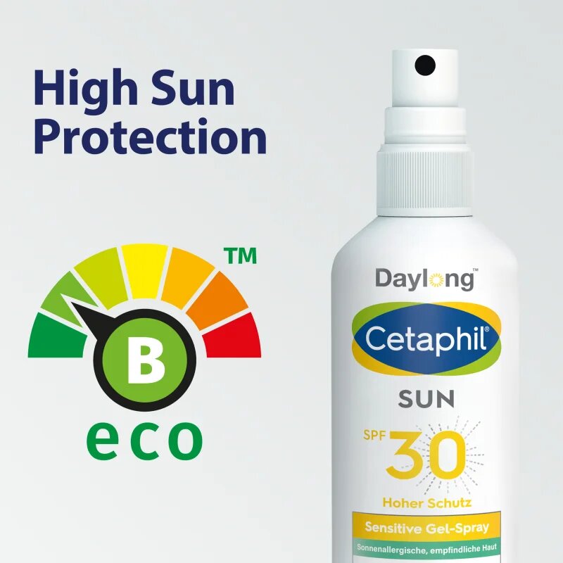 Daylong Cetaphil SUN Sensitive Gel-Spray napozó spray az érzékeny bőrre SPF 30 150 ml