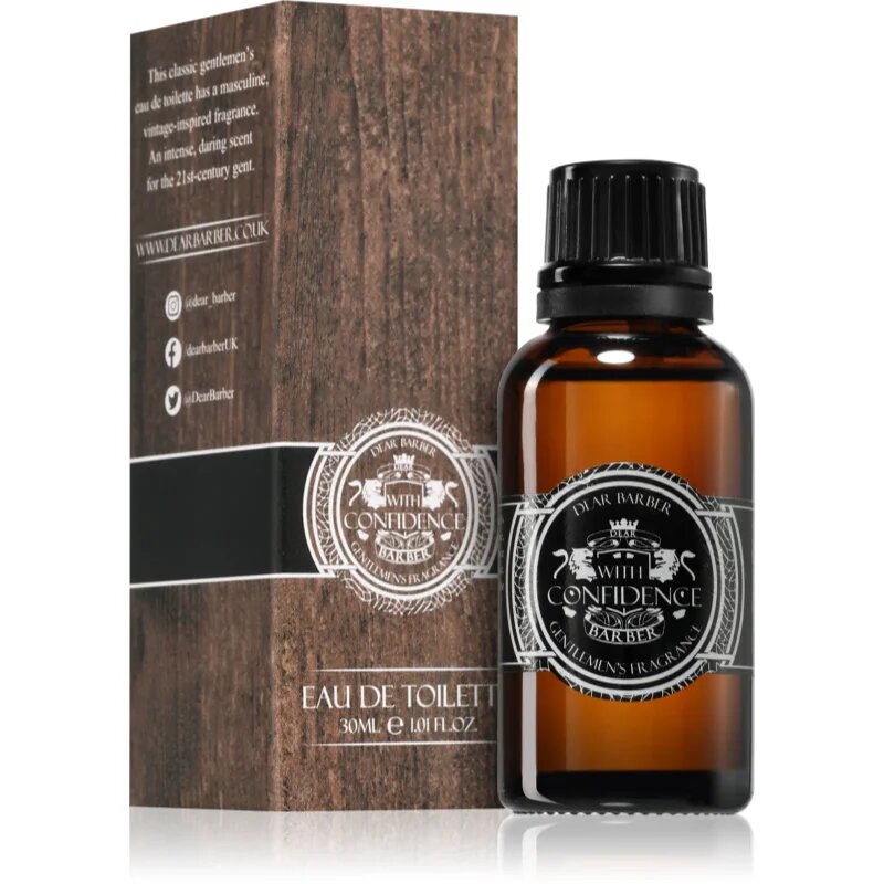 Dear Barber With Confidence Eau de Toilette uraknak 30 ml
