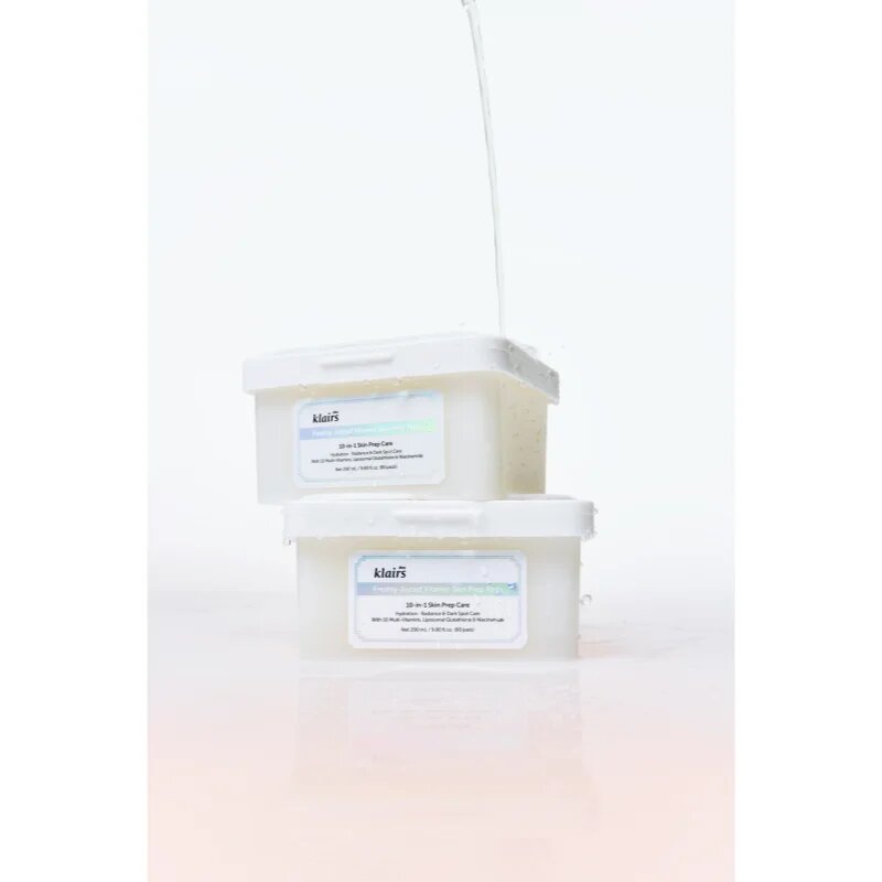 Dear Klairs Freshly Juiced Vitamin Skin Prep Pad tonizáló párnák élénk és hidratált bőr 80 db