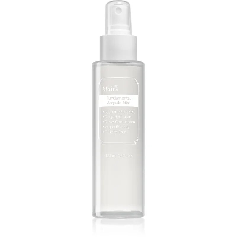 Dear Klairs Fundamental Ampule Mist antioxidáló és hidratáló permet az arcra 125 ml