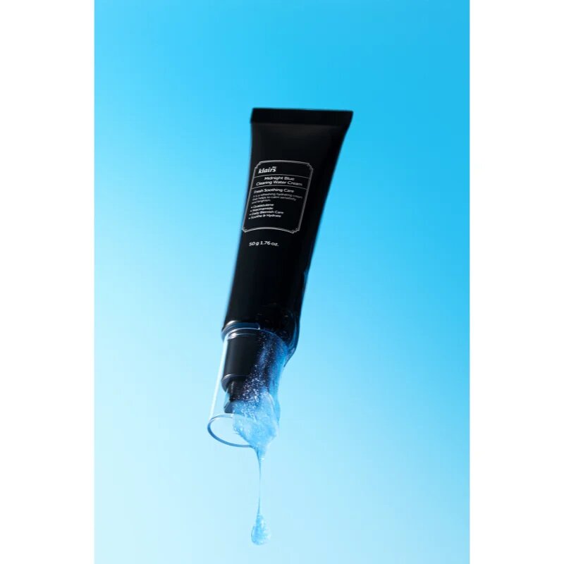 Dear Klairs Midnight Blue Clearing Water Cream könnyű hidratáló krém az élénk és kisimított arcbőrért 50 g