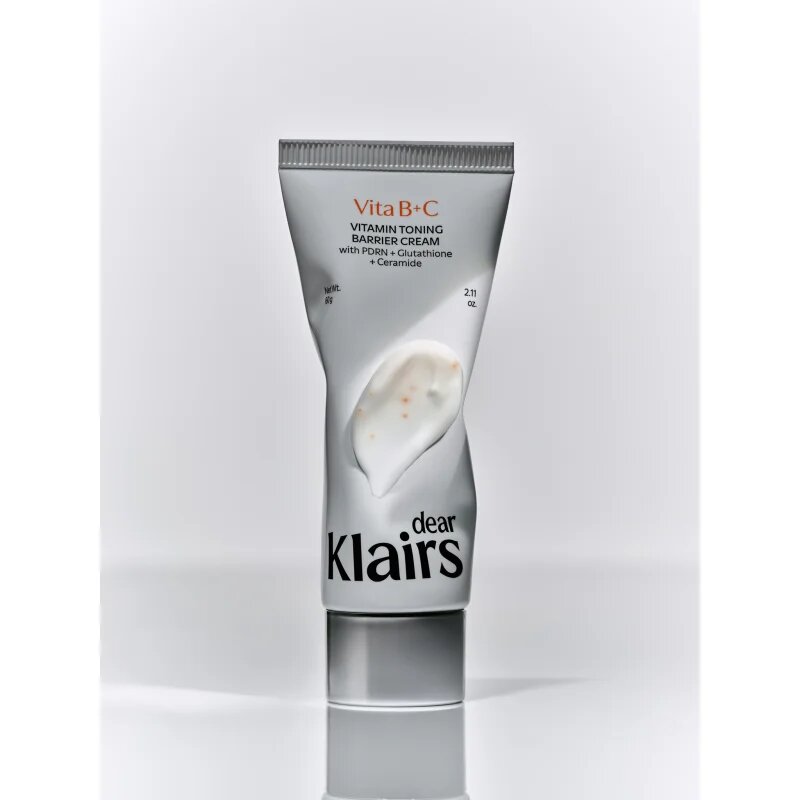 Dear Klairs Vitamin Toning Barrier Cream világosító hidratáló krém a bőr védőrétegének erősítéséhez 60 g