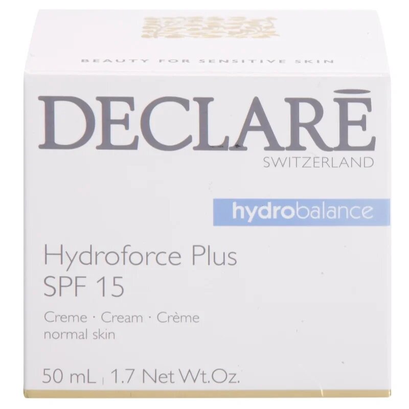 Declaré Hydro Balance hidratáló arckrém SPF 15 50 ml