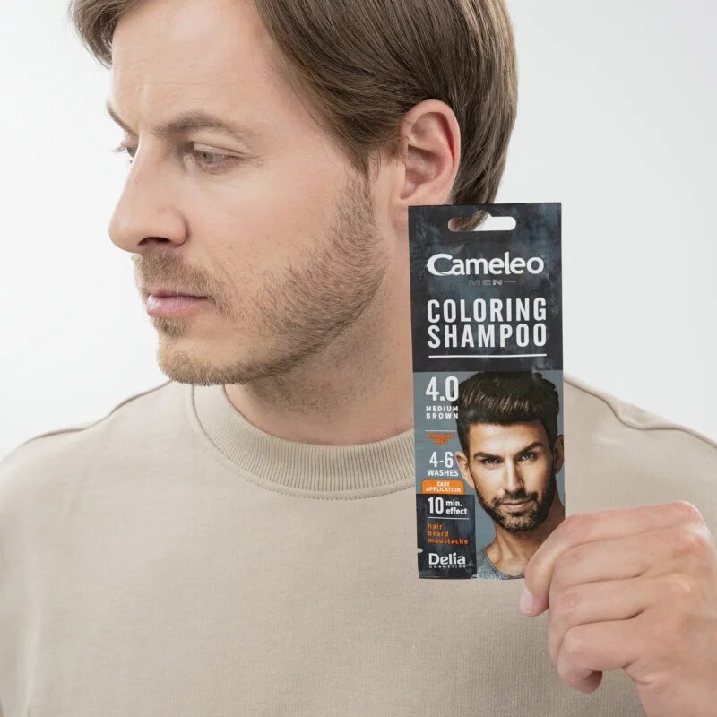 Delia Cosmetics Cameleo Coloring Shampoo tonizáló sampon hajra uraknak 15 ml
