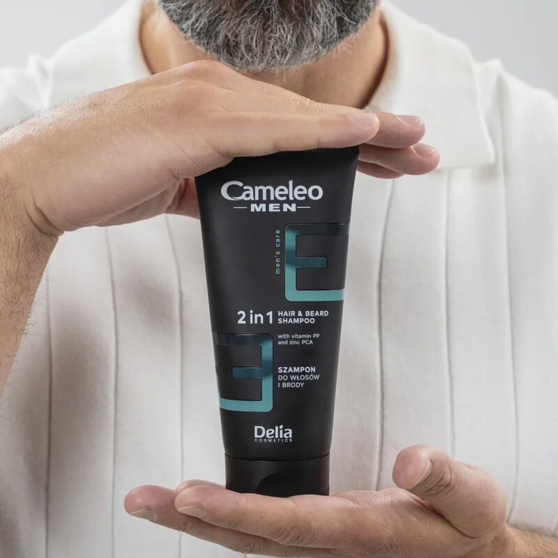 Delia Cosmetics Cameleo Men sampon és tusfürdő hajra szakállra és testre 150 ml