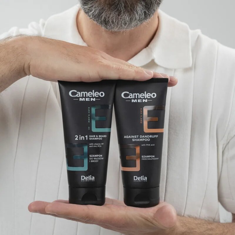 Delia Cosmetics Cameleo Men sampon és tusfürdő hajra szakállra és testre 150 ml