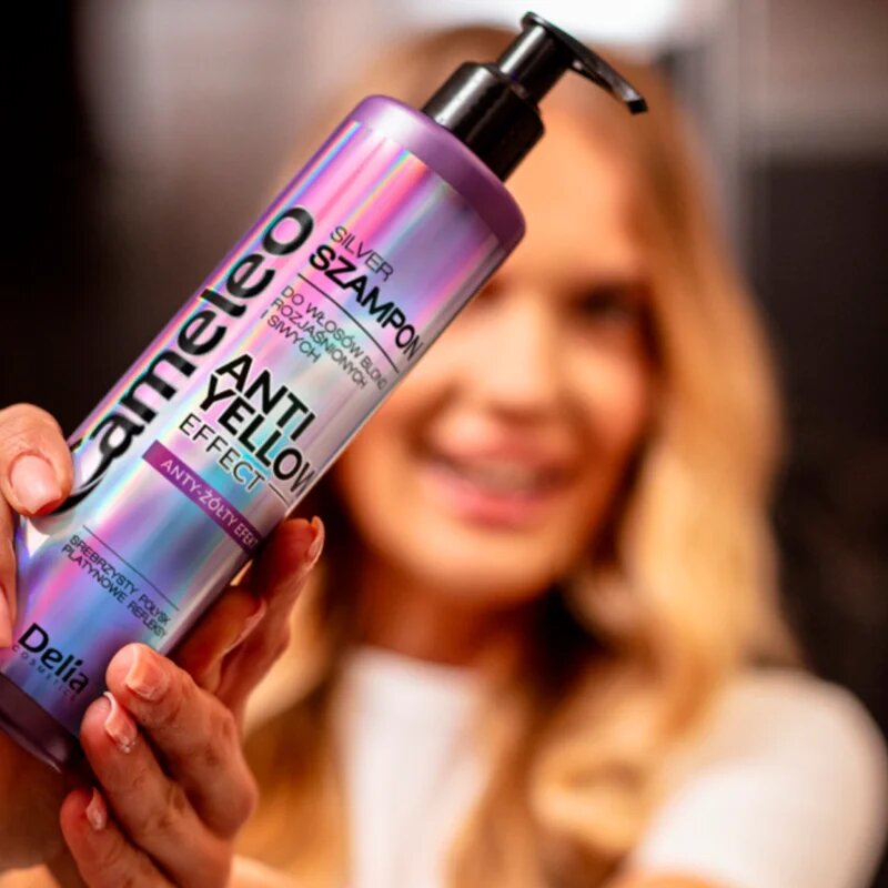 Delia Cosmetics Cameleo Silver sampon semlegesíti a sárgás tónusokat 250 ml