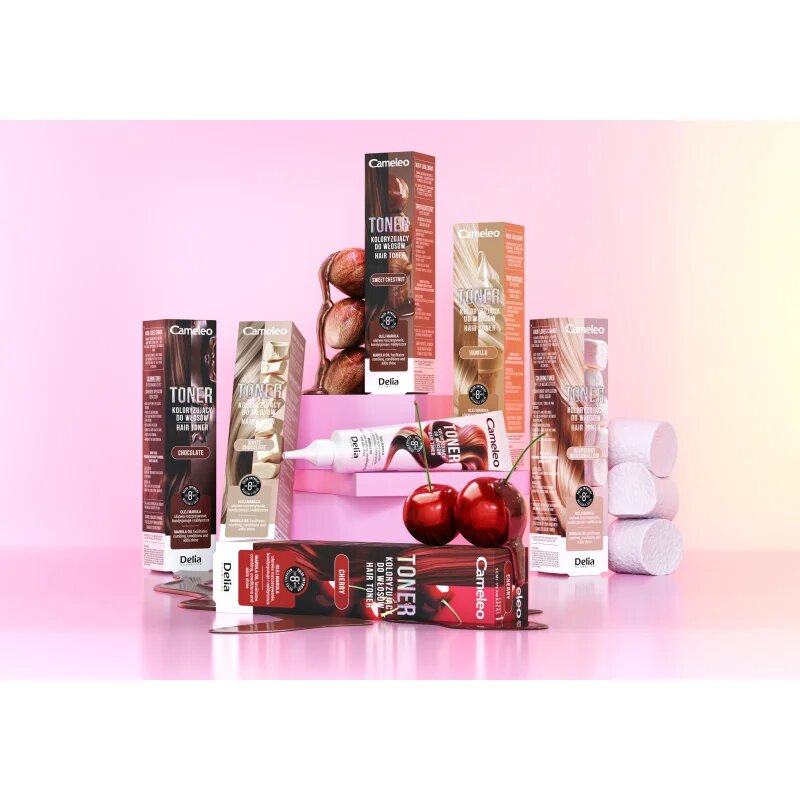 Delia Cosmetics Cameleo Toner színes festék hajra árnyalat Chocolate 75 ml