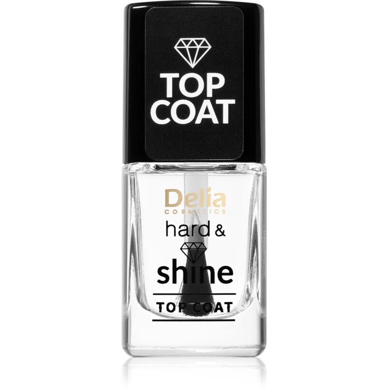 Delia Cosmetics Hard & Shine védő körömlakk hosszantartó hatással 11 ml