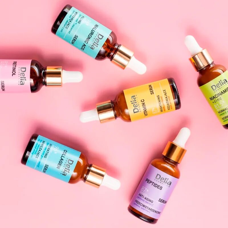 Delia Cosmetics Hyaluronic Acid feszesítő szérum arcra nyakra és dekoltázsra 30 ml